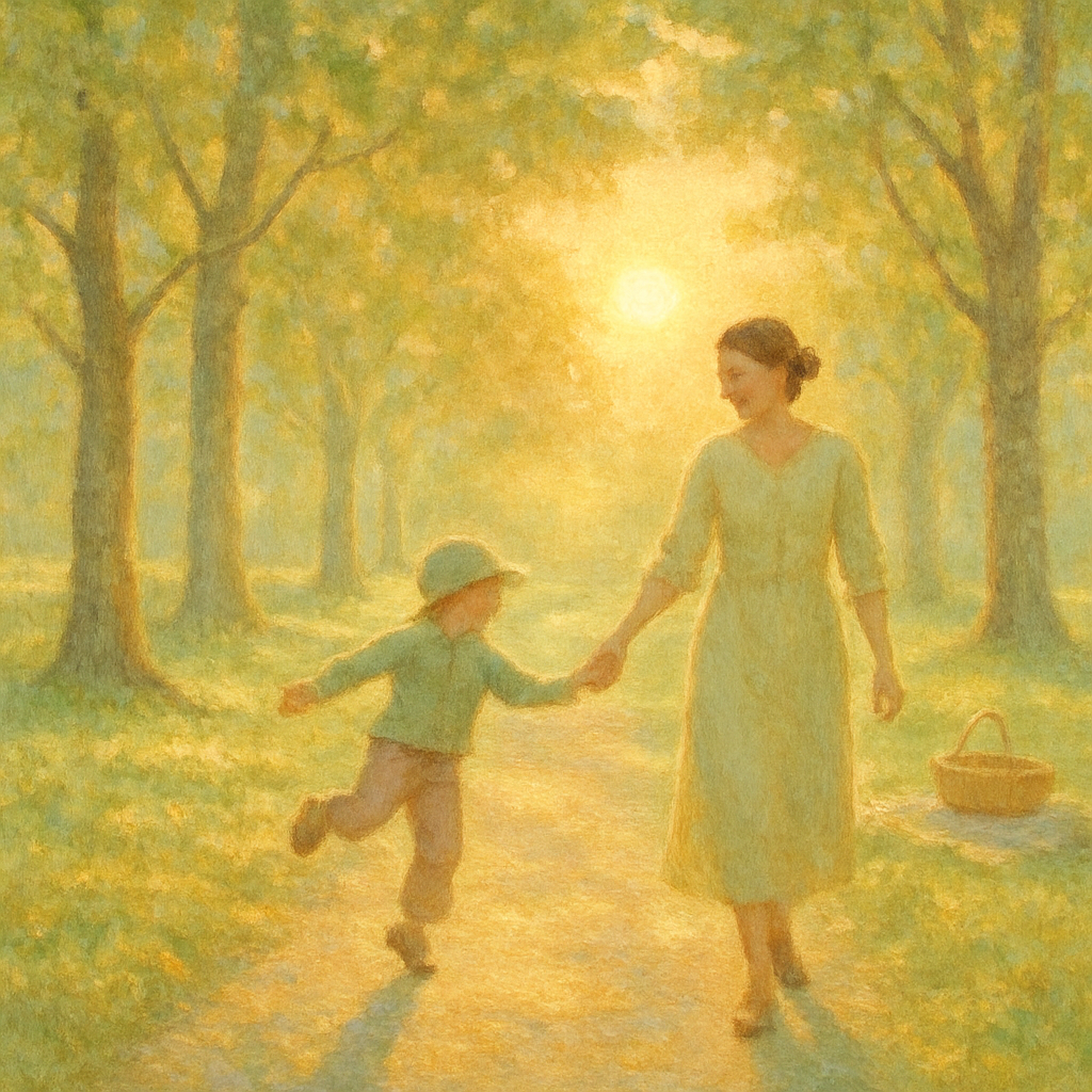 Dawn Walks And Sunlit Promises painting diamond kit