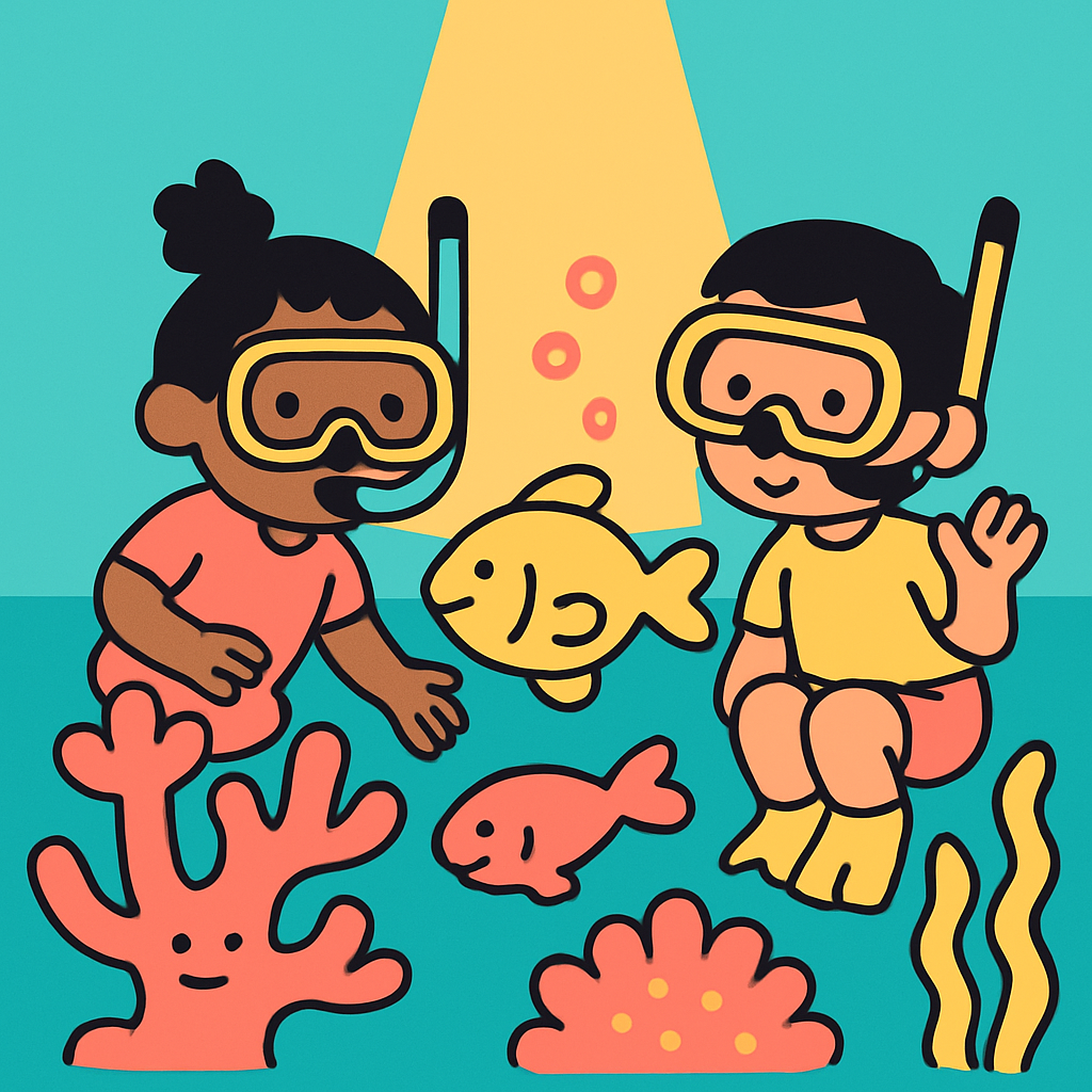 Coral Reef Science Dive DIY paint by diamonds