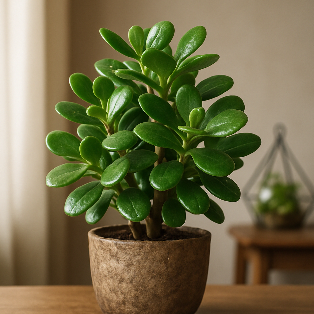 Jade Plant Painting by diamonds kit