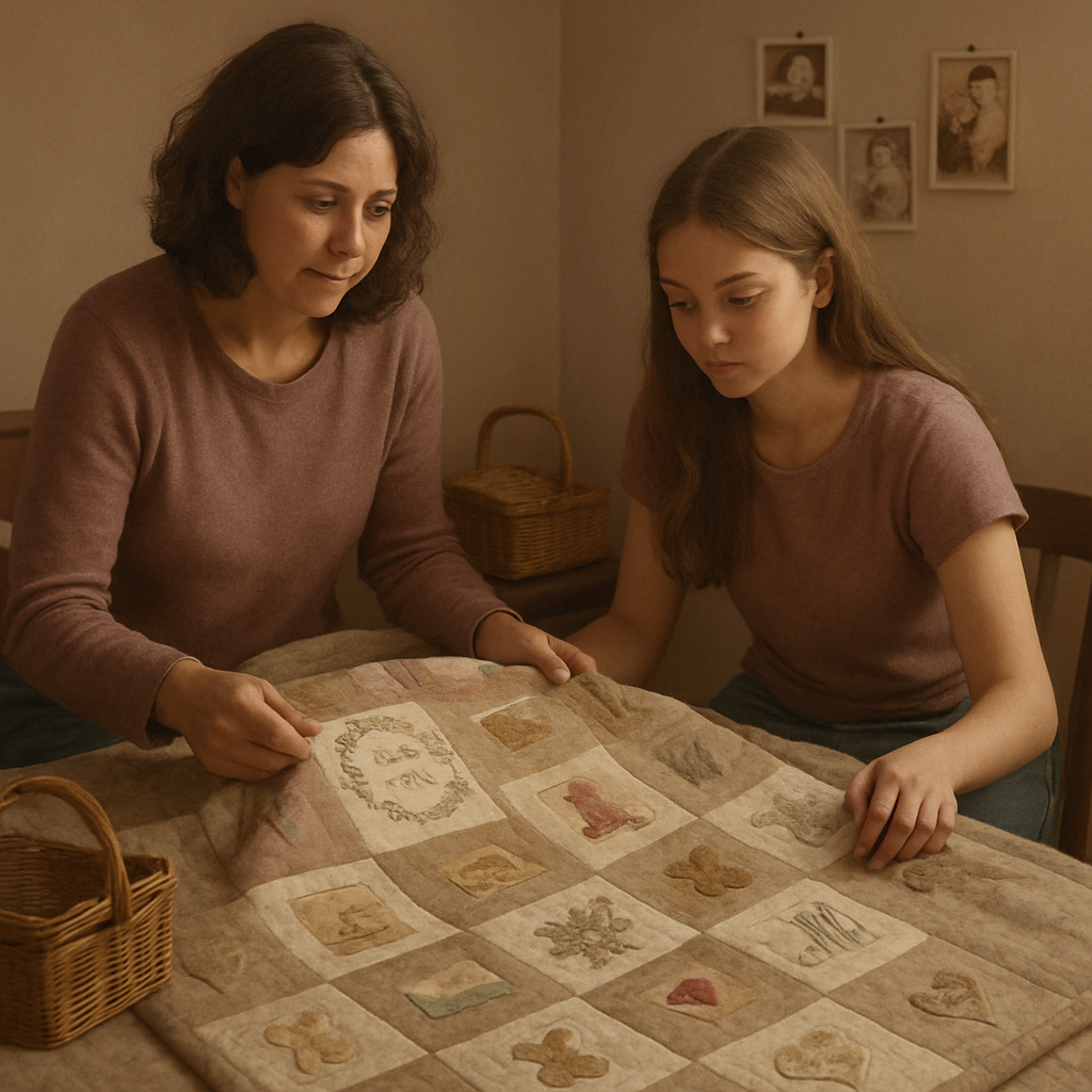 Patchwork Quilt Of Generations paint by diamond