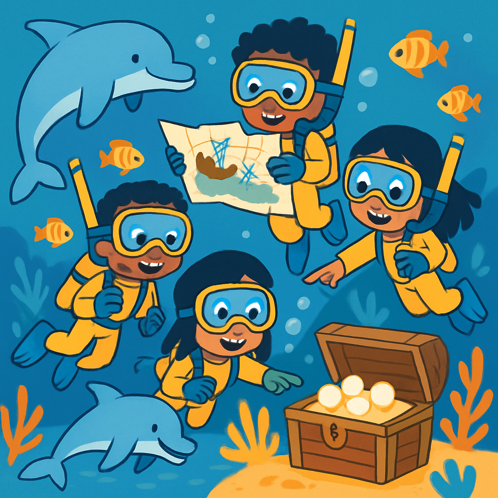 Underwater Science Adventure paint by diamonds