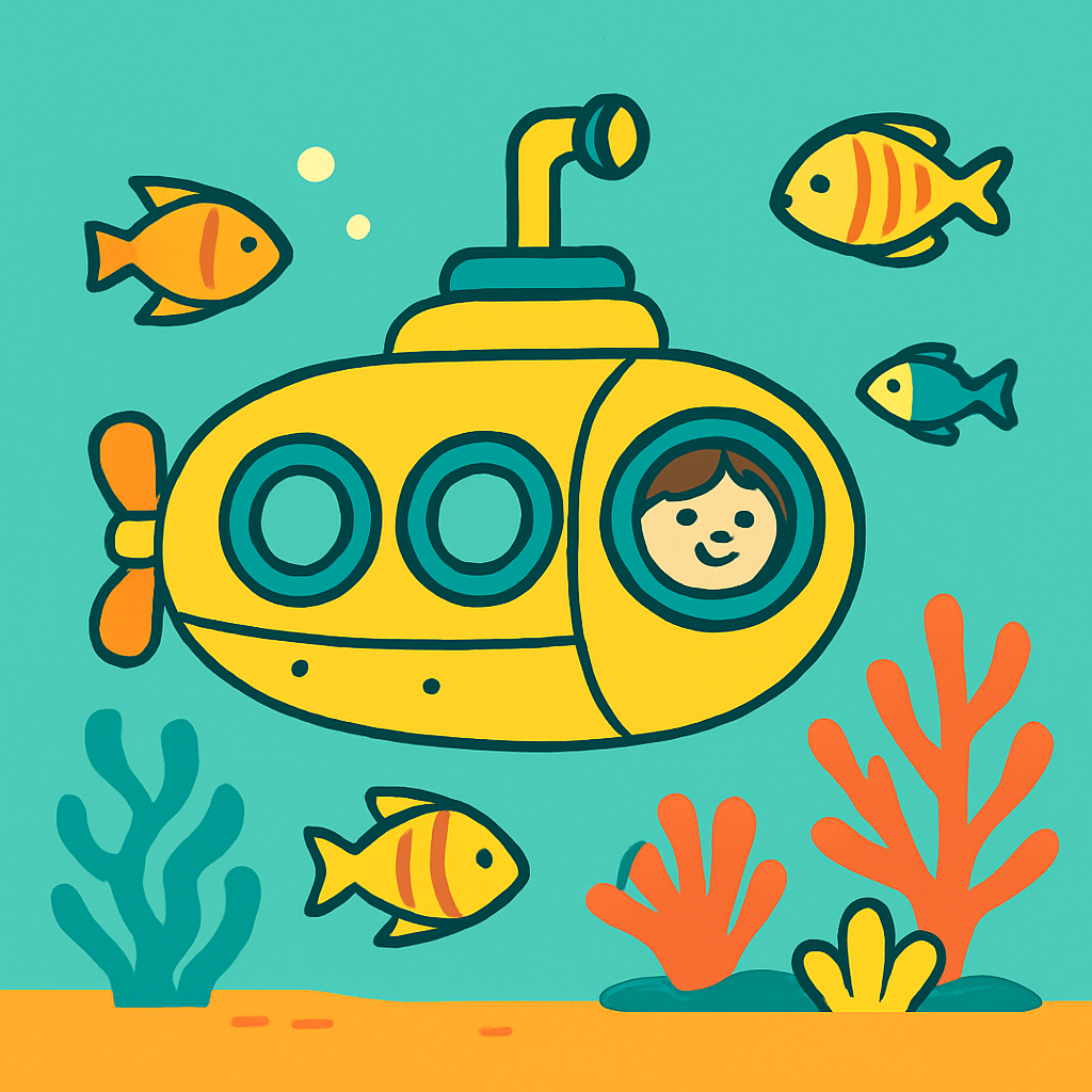 Ocean Explorer Submarine diamond painting