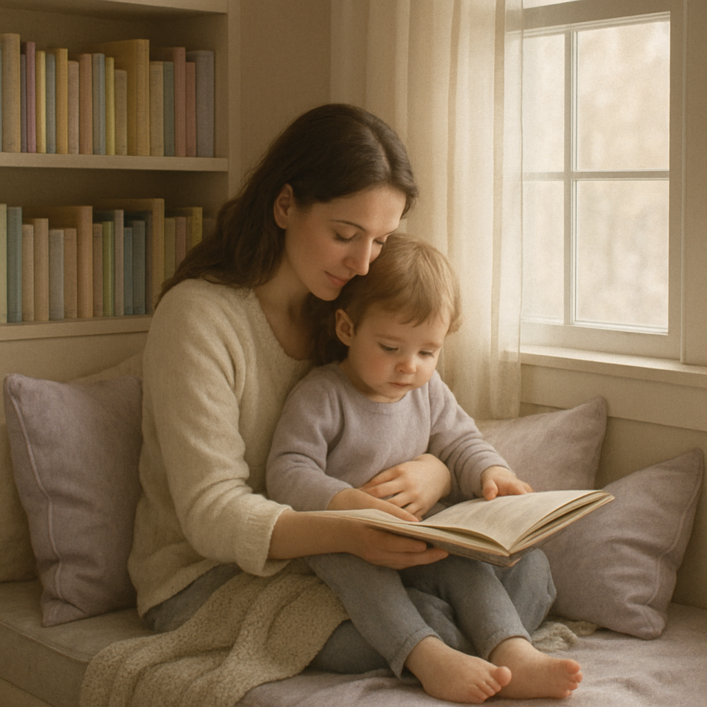 Tender Shelter A Quiet Moment In A Cozy Reading Nook diamond painting