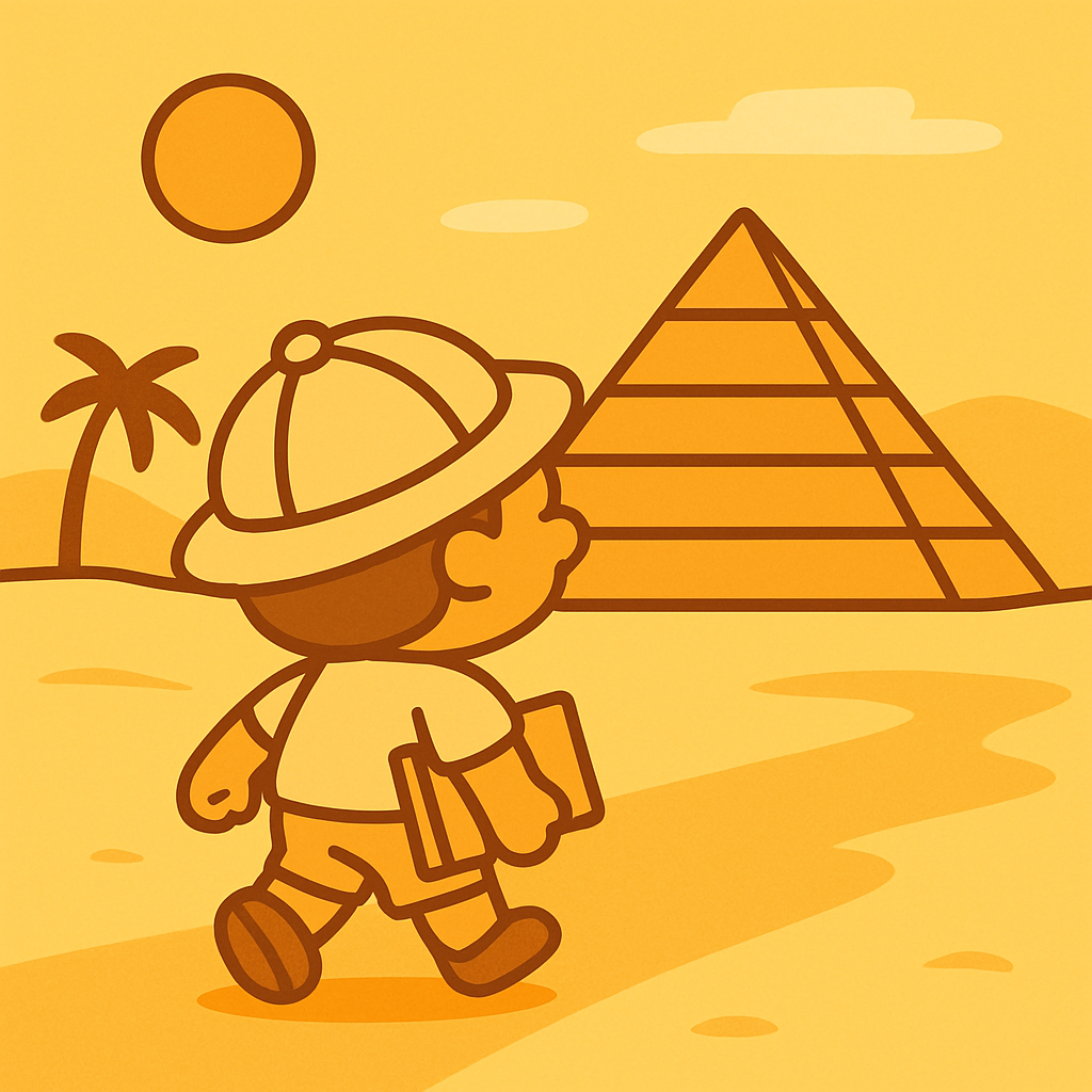 Pyramid Adventure Field Trip paint by color