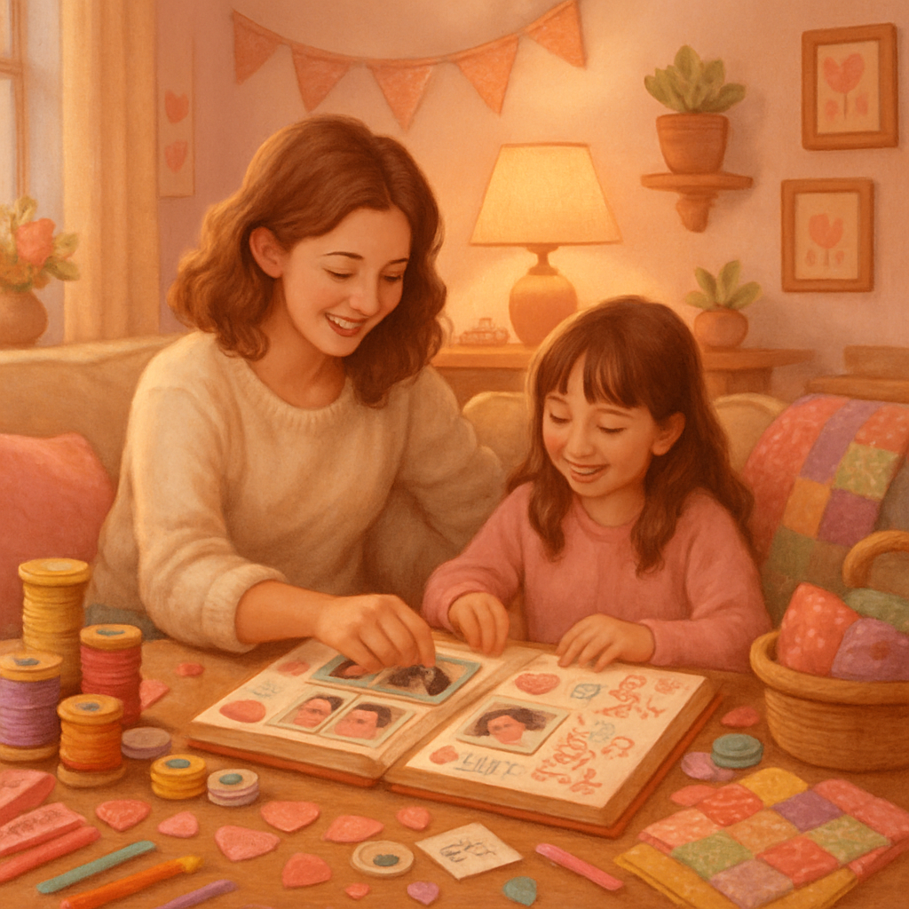 Heartstrings Of Heritage: Crafting Together diamond painting