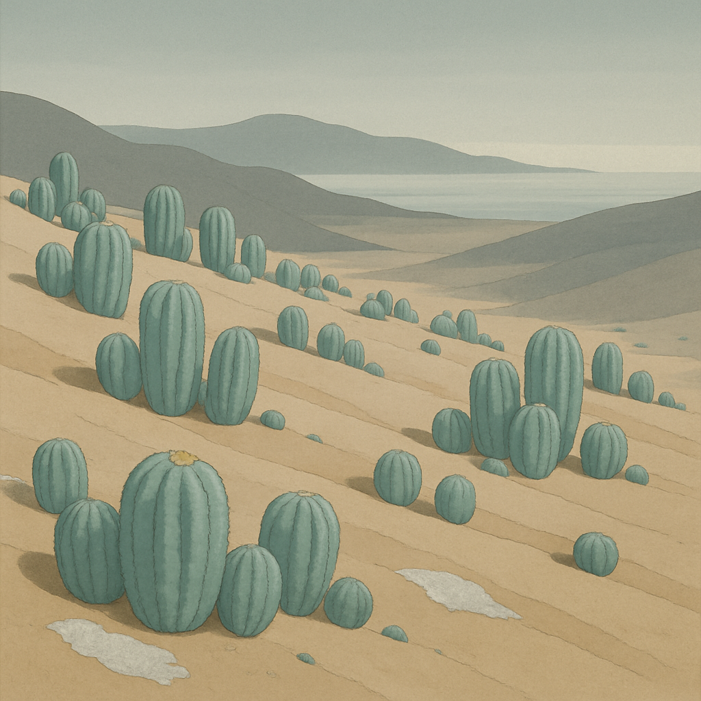 Copiapoa Cactus Field Atacama Paint by diamonds kits