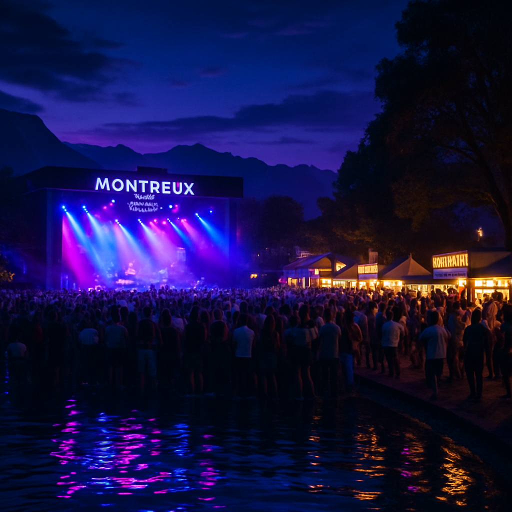 Montreux Jazz Festival - Switzerland DIY paint by diamonds