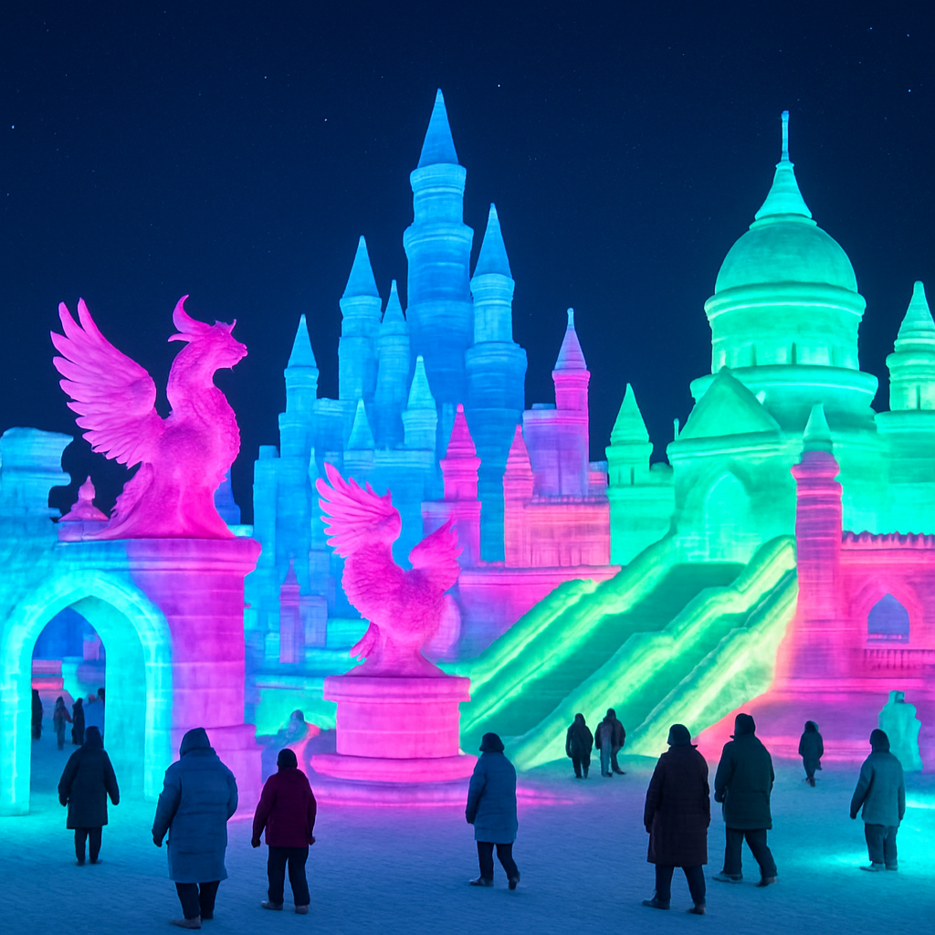 Harbin International Ice And Snow Festival China painting diamond kit