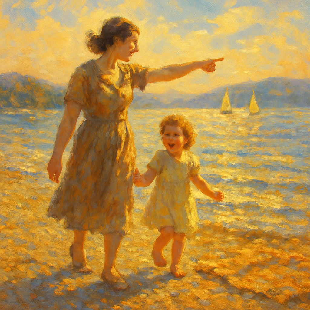 Sunlit Devotion On The Lakeshore paint by diamonds