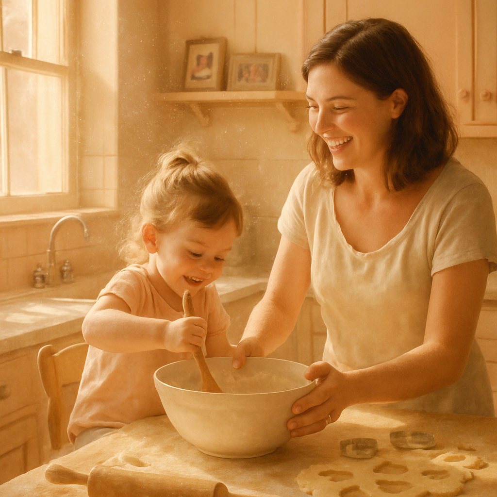 Kitchen Chorus Of Flour And Laughter Paint by diamonds art