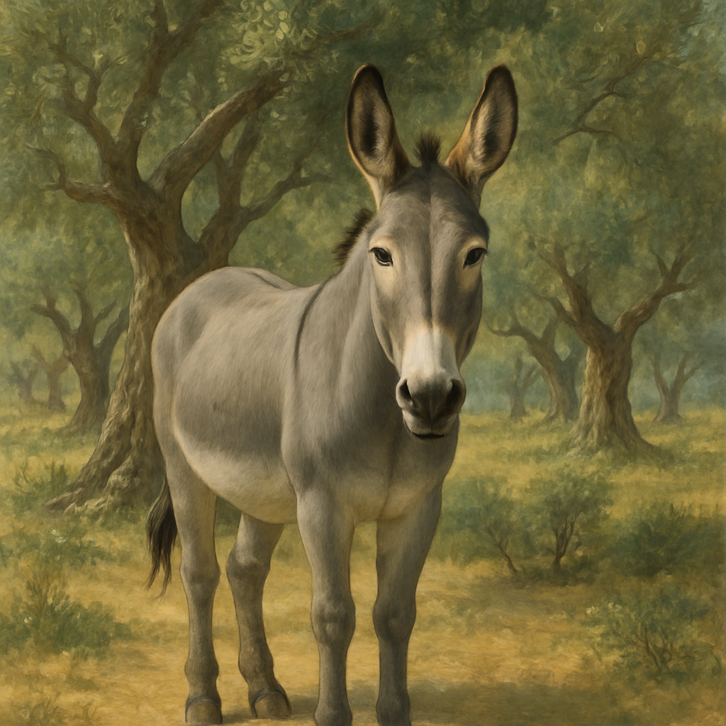 Andalusian Donkey DIY paint by diamonds