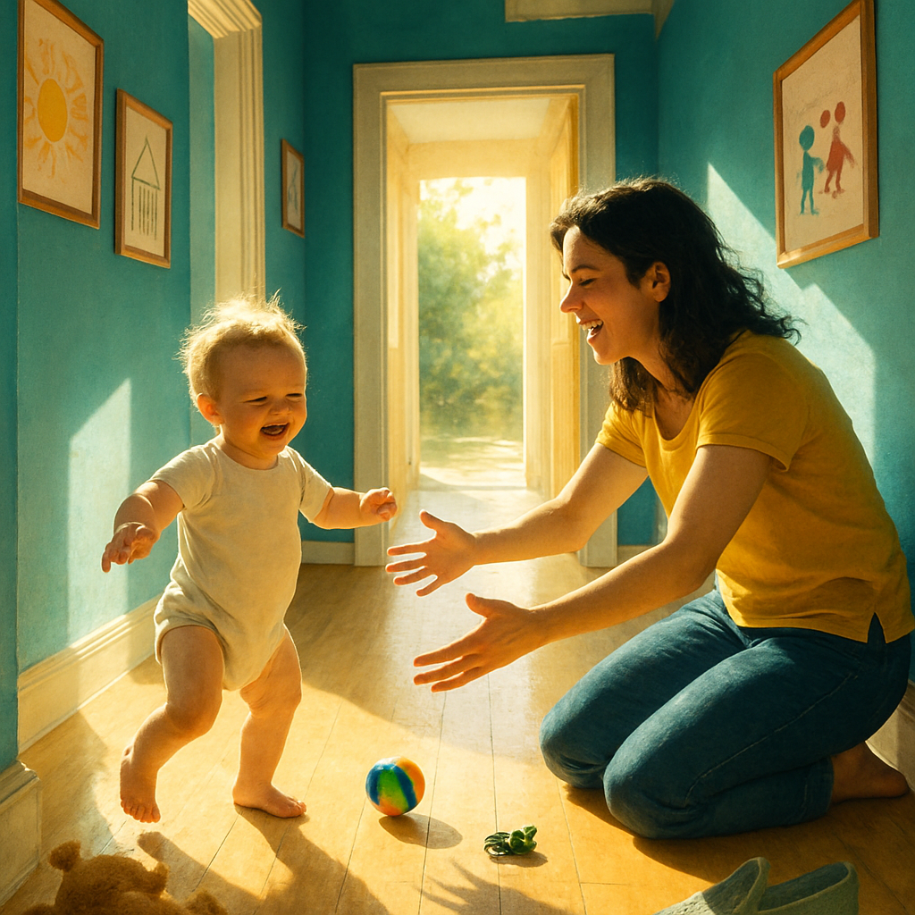 First Steps Across The Sunlit Hall Paint by diamonds art