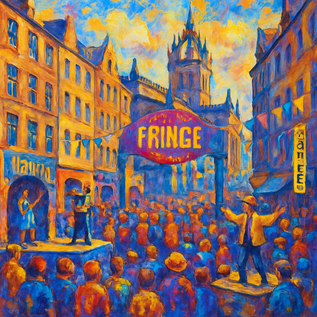Edinburgh Festival Fringe - Edinburgh Painting by diamonds kit