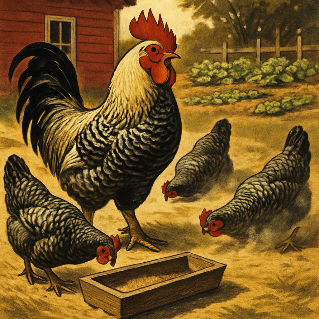 Plymouth Rock Chicken United States DIY paint by diamonds