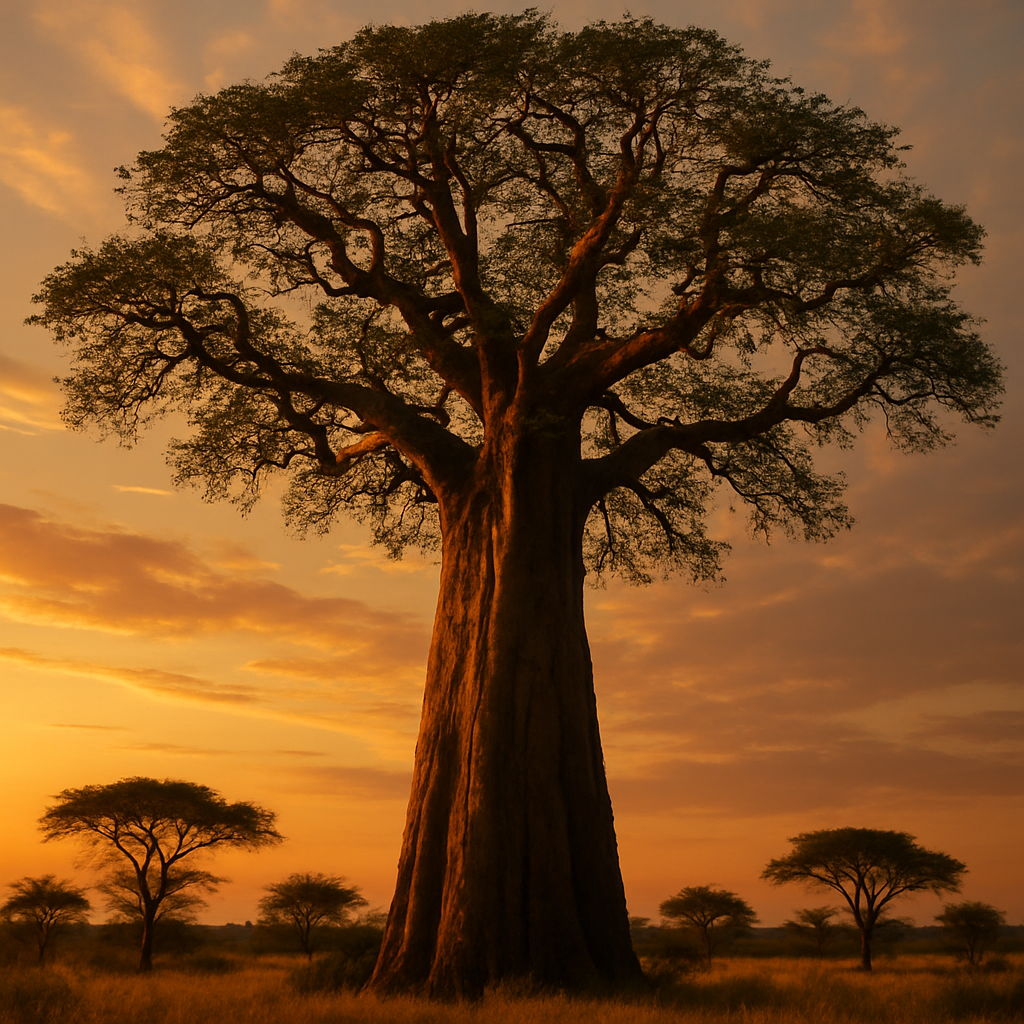 Baobab Tree Adansonia Digitata Africa diamond painting