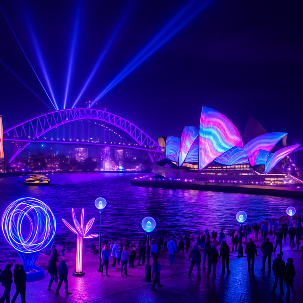 Vivid Sydney - Sydney Australia painting diamond kit