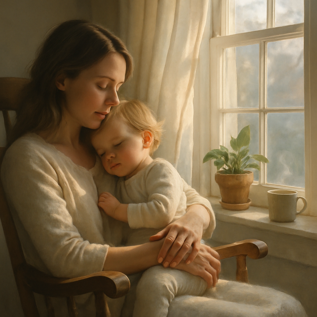Lullaby At Dawn By The Window Paint by diamonds kits