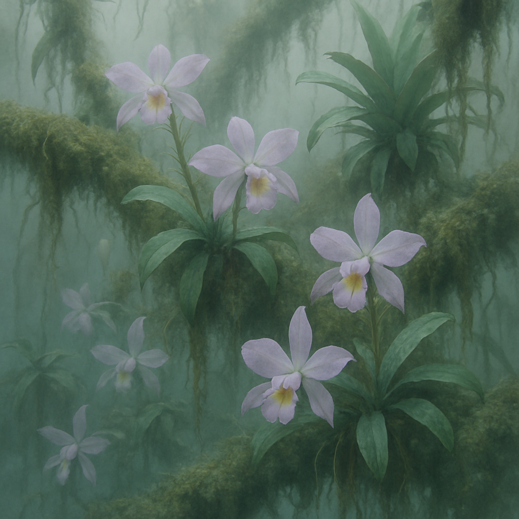 Monteverde Cloud Forest Orchids painting diamond kit