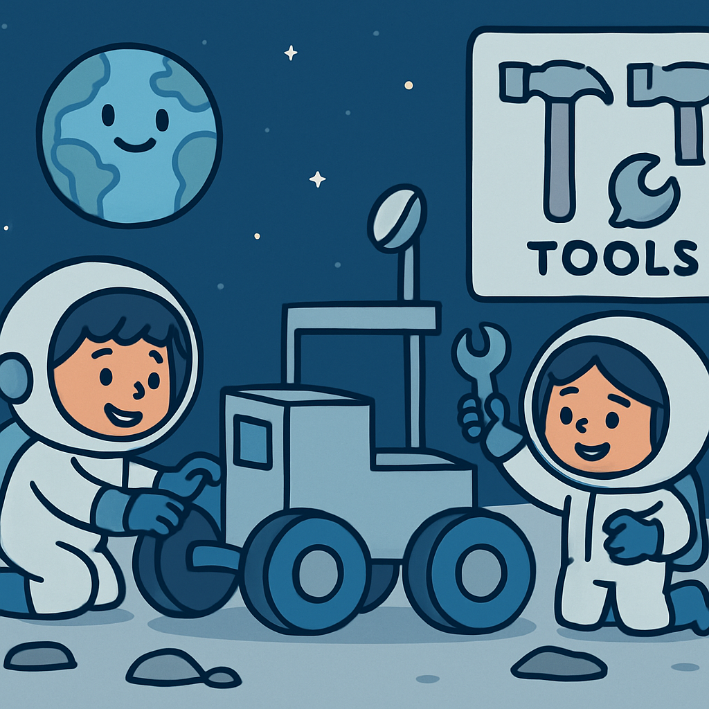 Lunar Rover Builders Club Paint by diamonds art