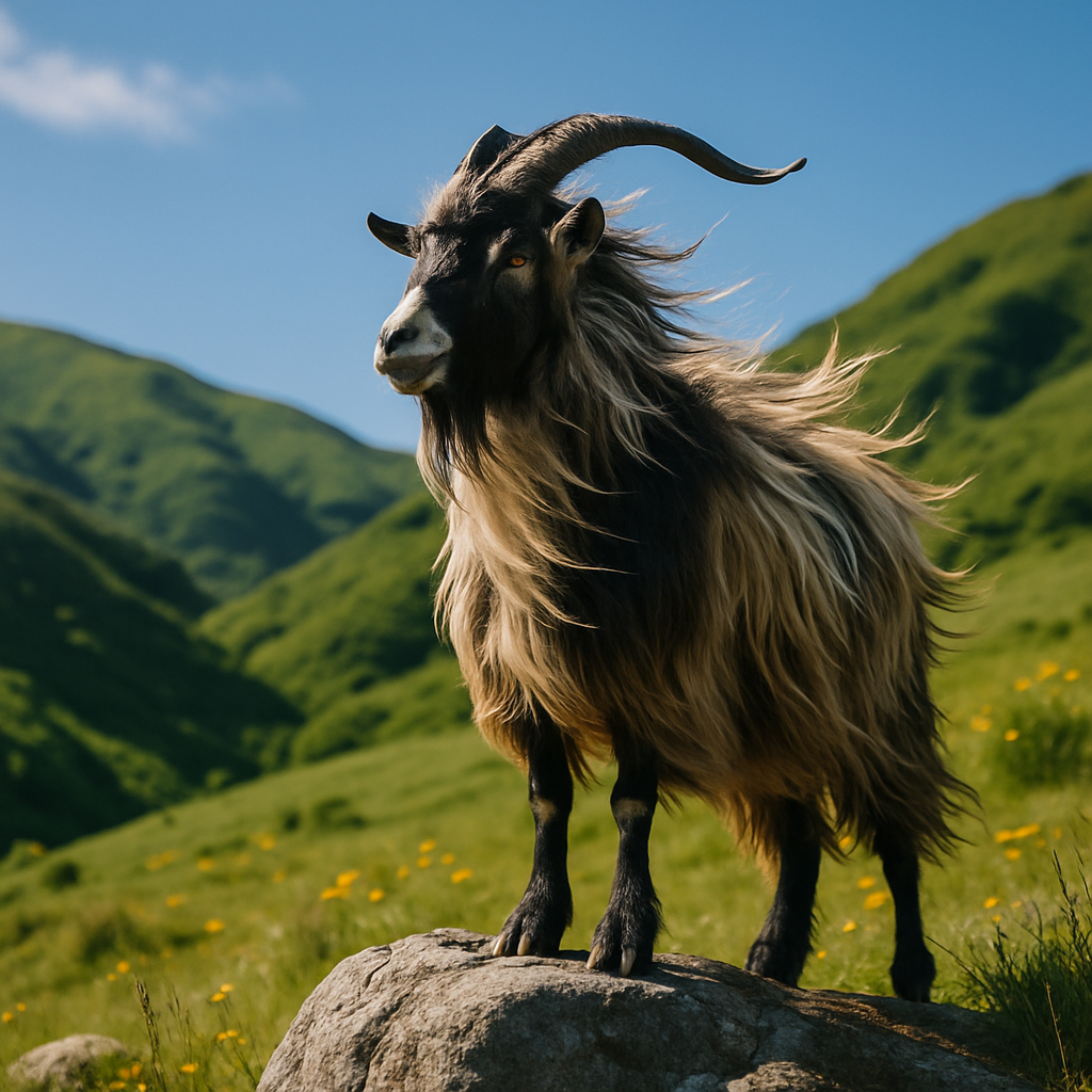 Arapawa Goat - New Zealand paint by diamonds