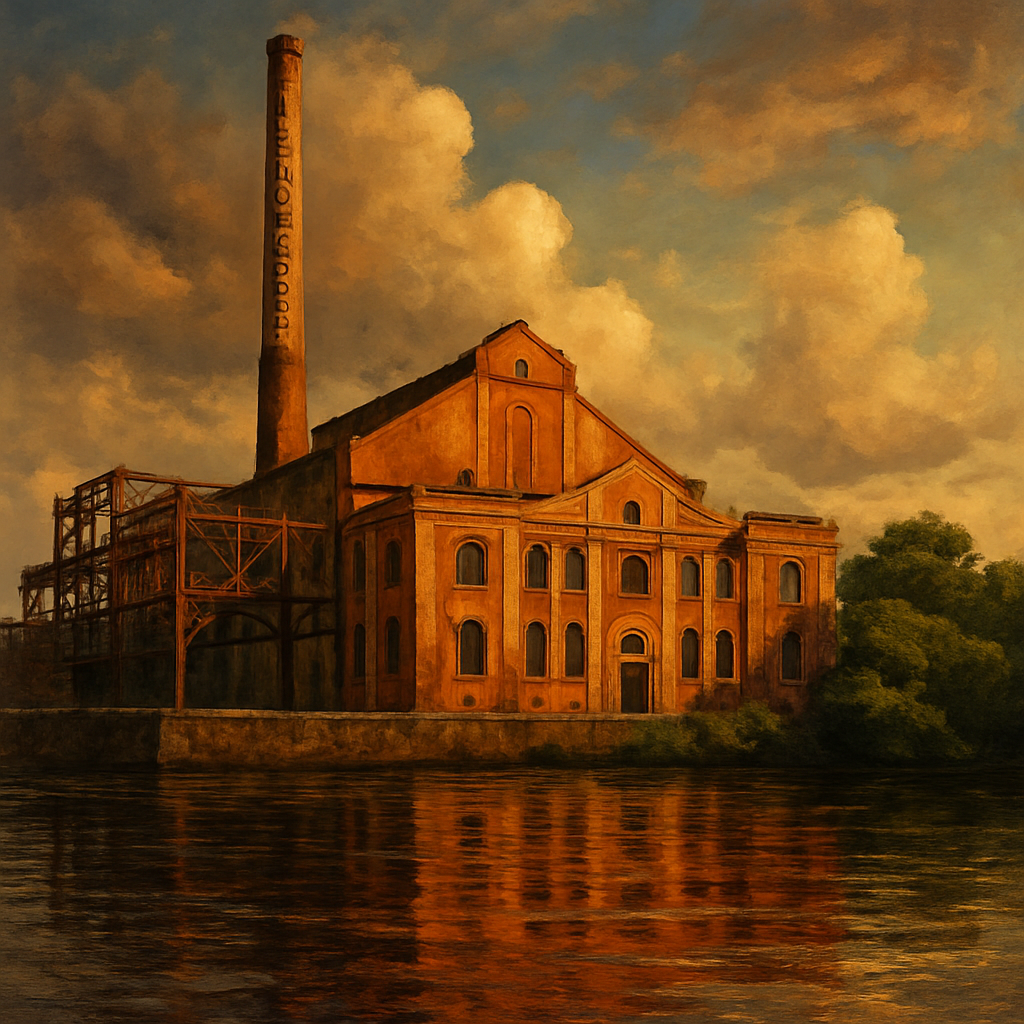 Porto Alegre Usina Do Gasometro Brazil paint by diamonds