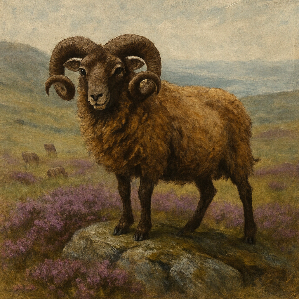 Soay Sheep Scotland DIY paint by diamonds