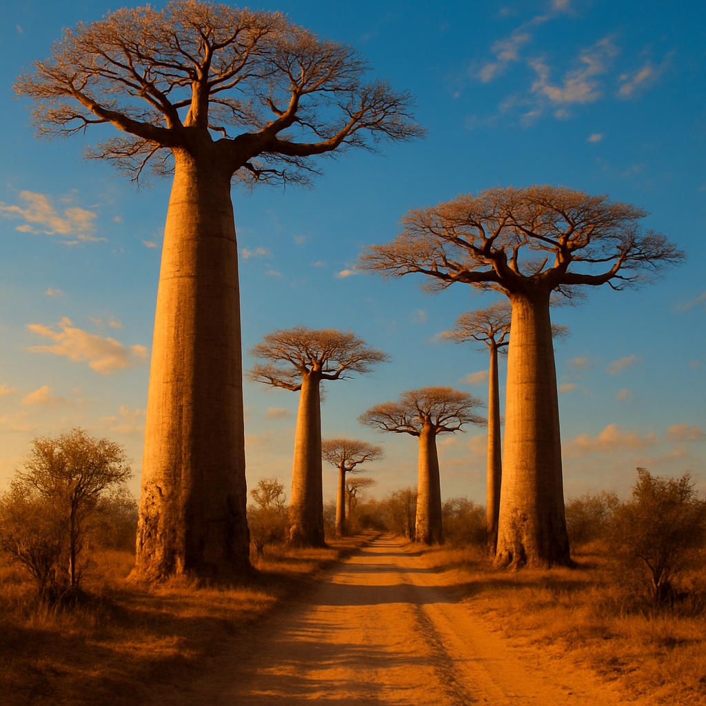 Baobab Avenue diamonded painting kits