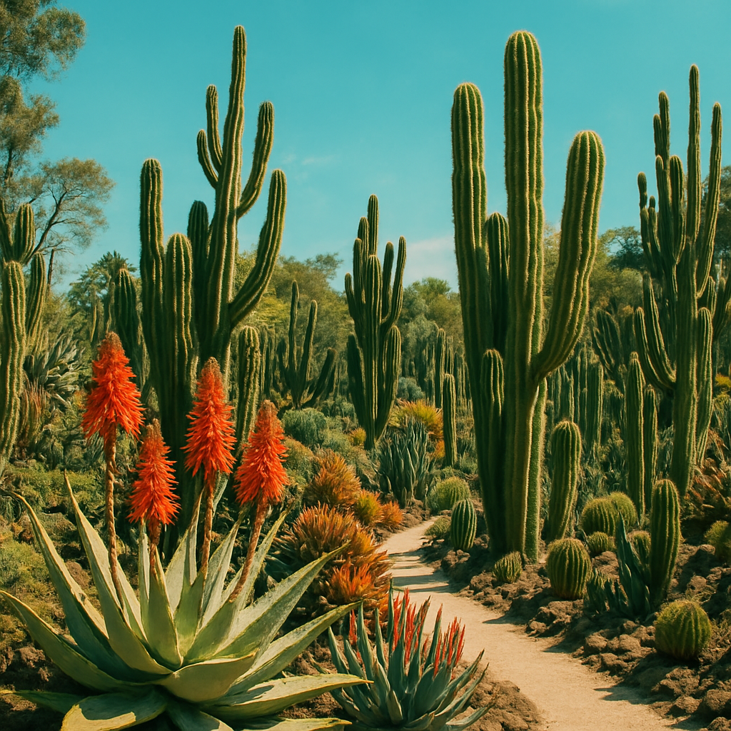 Huntington Desert Garden Paint by diamonds art