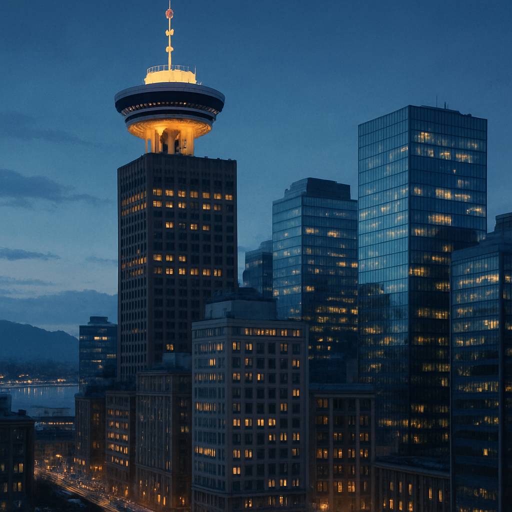 Harbour Centre Vancouver Canada diamonded painting kits