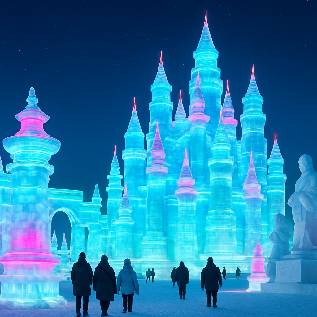 Harbin International Ice And Snow Festival Harbin painting diamond kit