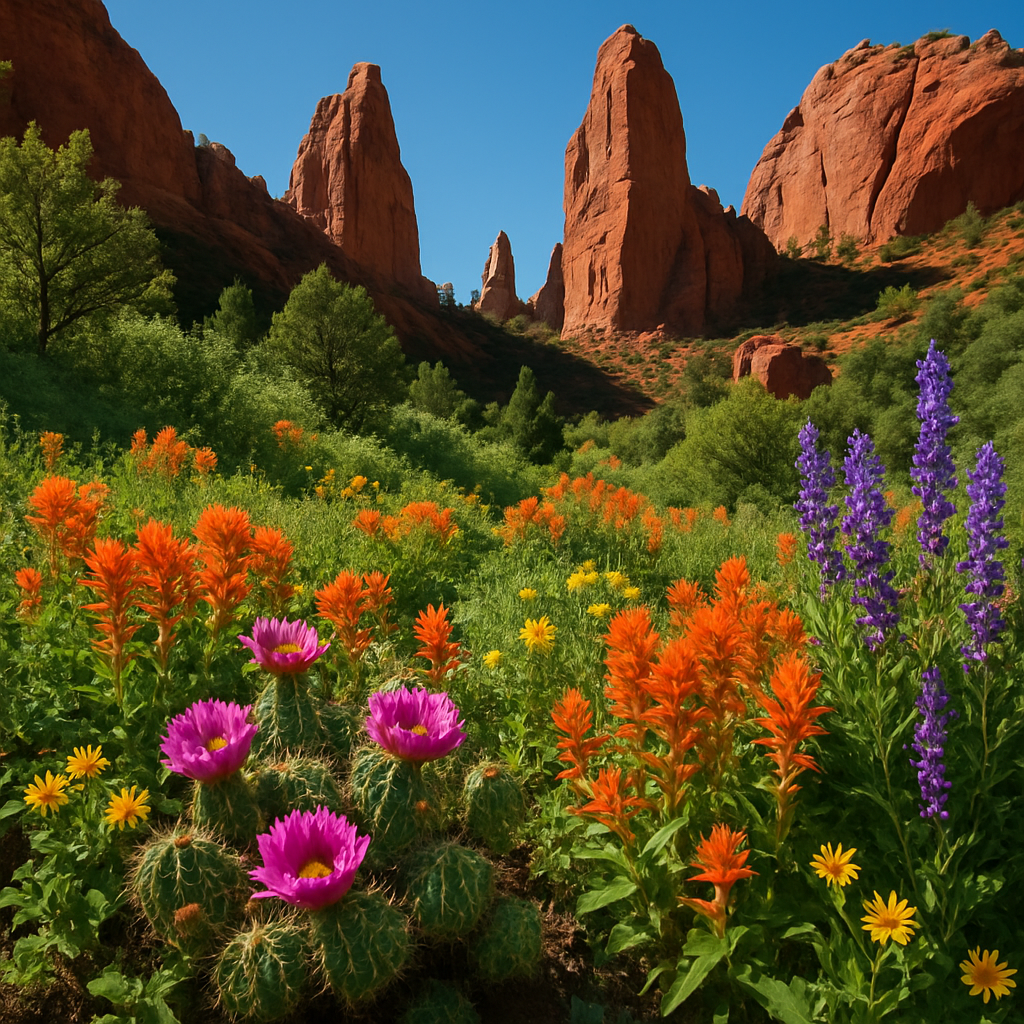 Gardens Of The Gods paint by diamond