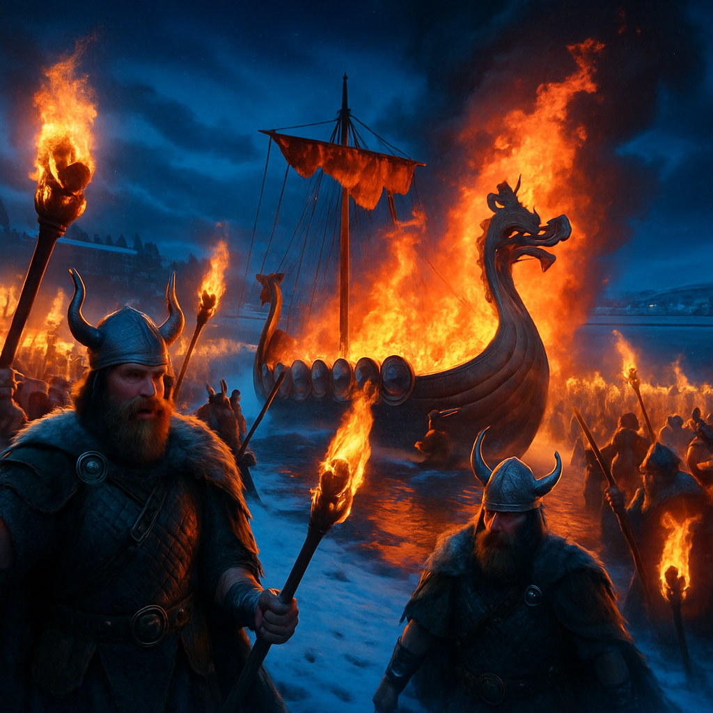 Up Helly Aa Lerwick DIY paint by diamonds