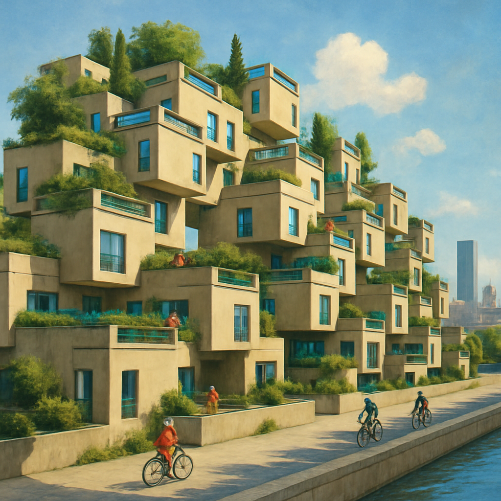 Habitat 67 paint by diamond