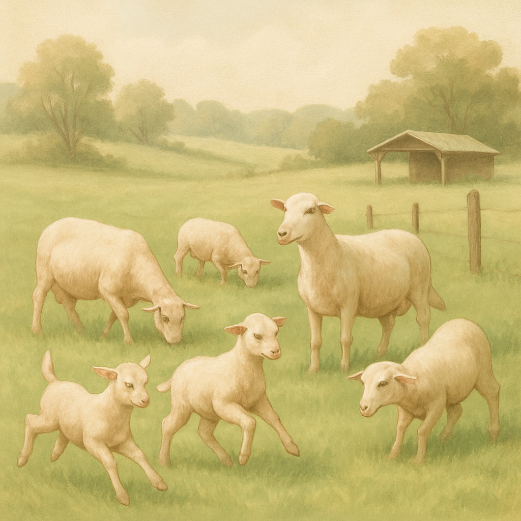 Katahdin Hair Sheep United States Paint by diamonds kits