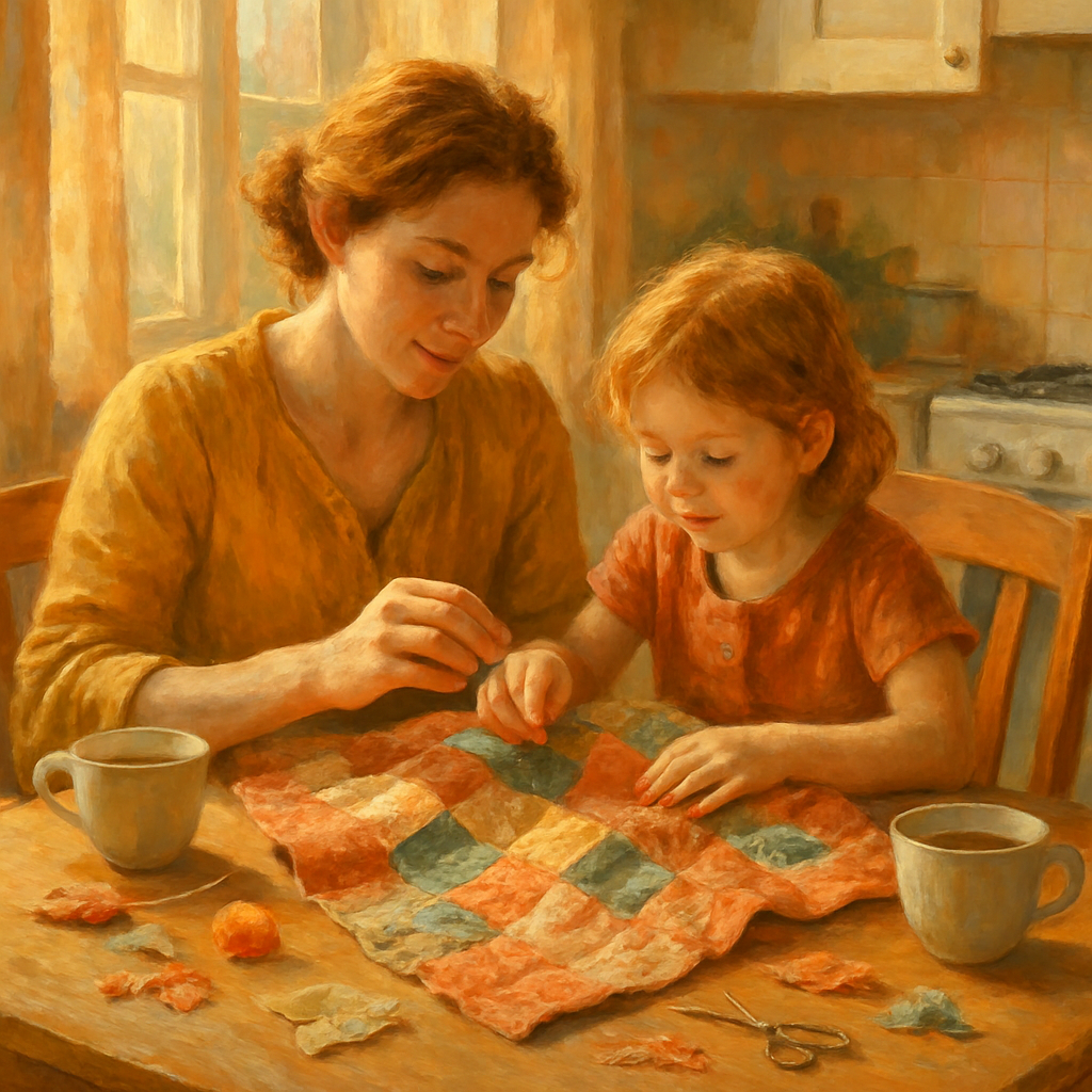 Sunrise Sewing Of Memories paint by color