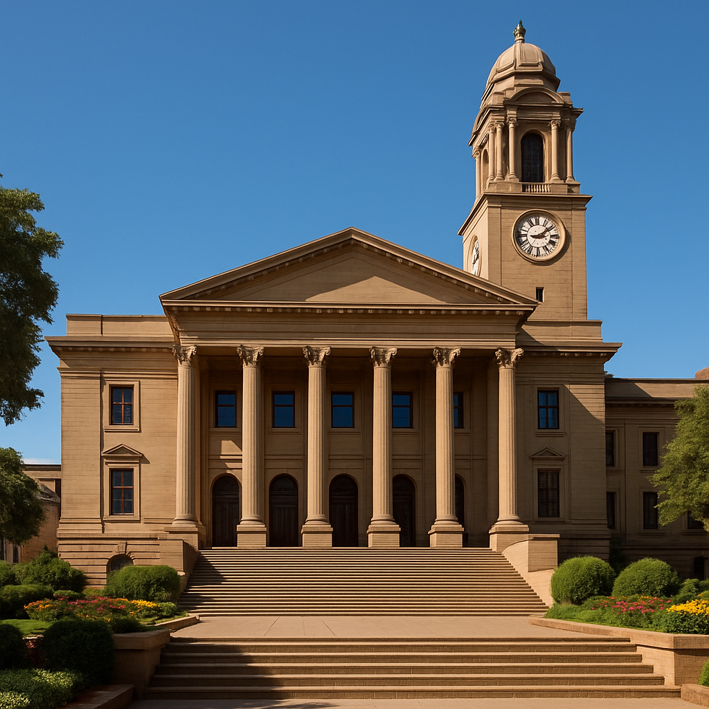 Johannesburg City Hall paint by diamond