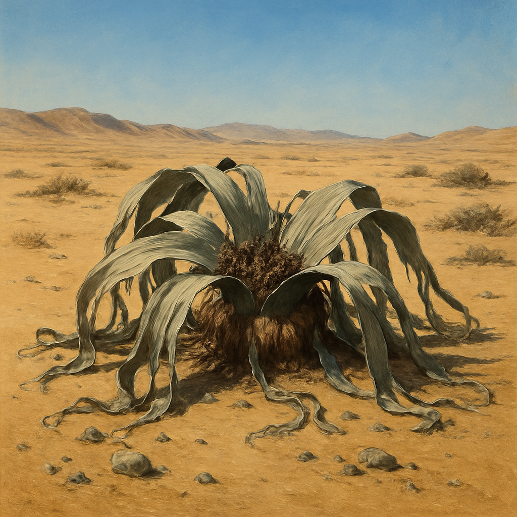 Namib Desert Welwitschia Mirabilis paint by color