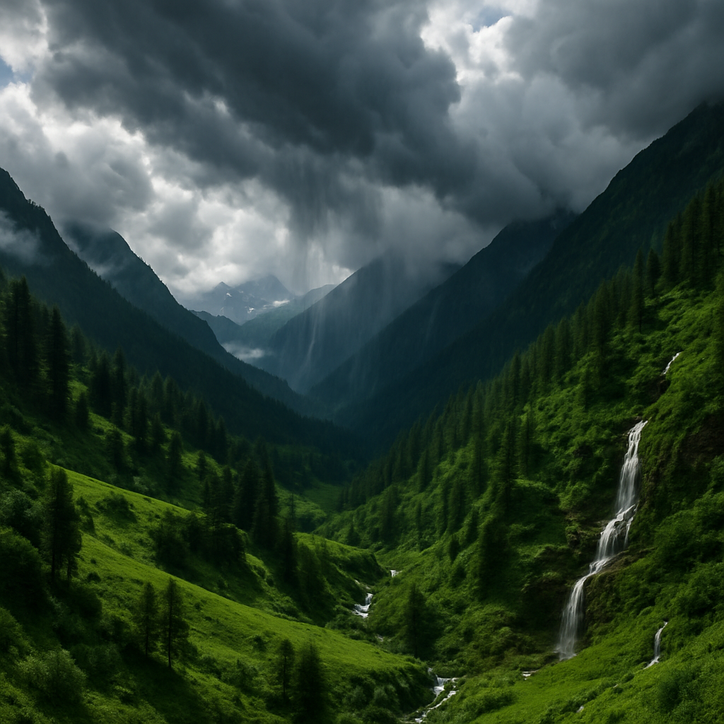 Monsoon Clouds Over The Eastern Himalayas diamond painting