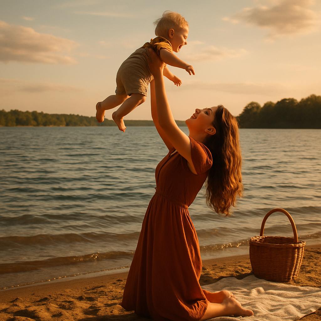 Echoes Of Laughter On The Lakeshore paint by color