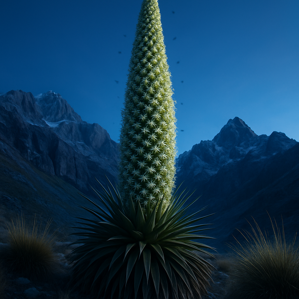 Queen Of The Andes Puya Raimondii High Andes Peru And Bolivia Paint by diamonds kits