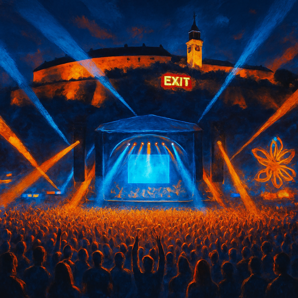 Exit Festival - Novi Sad paint by diamond
