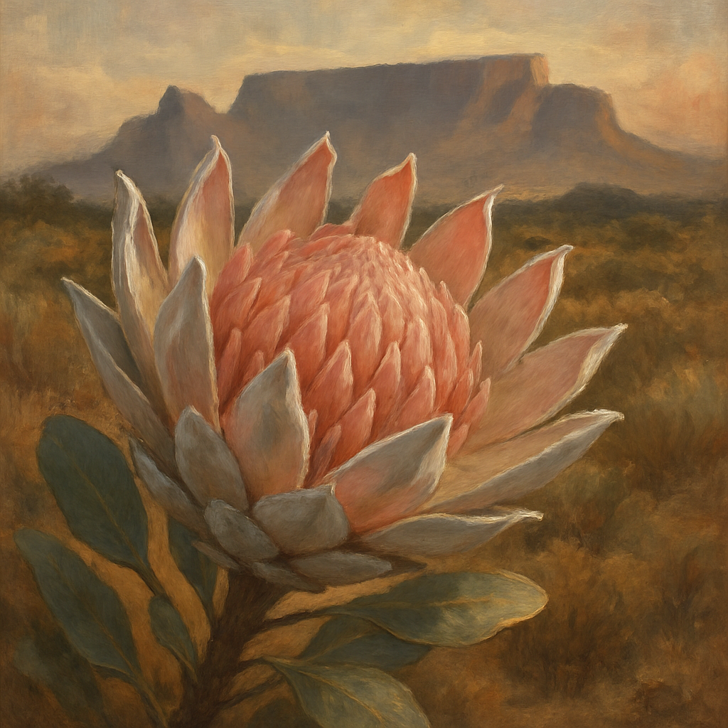 King Protea Flower South Africa diamonded painting kits