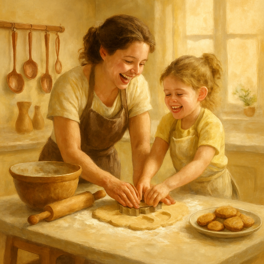 Kitchen Lullaby Baking Memories And Floury Kisses painting diamond kit