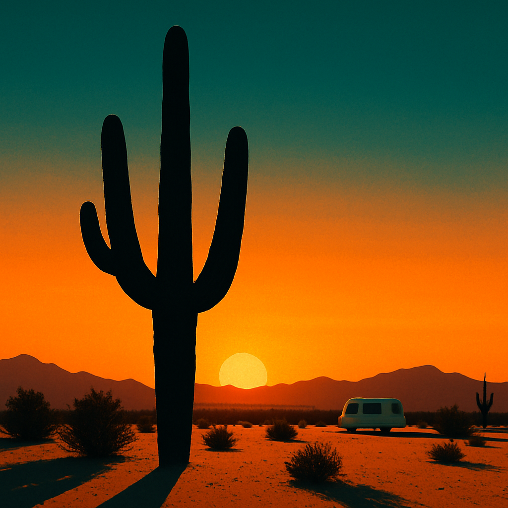 Saguaro Cactus Sonoran Desert diamond painting
