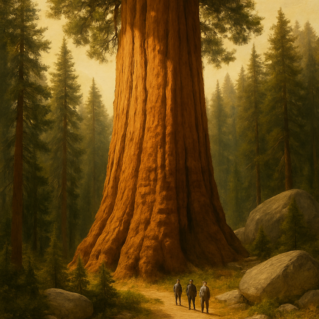 Sequoiadendron Giganteum Giant Sequoia Grove painting diamond kit