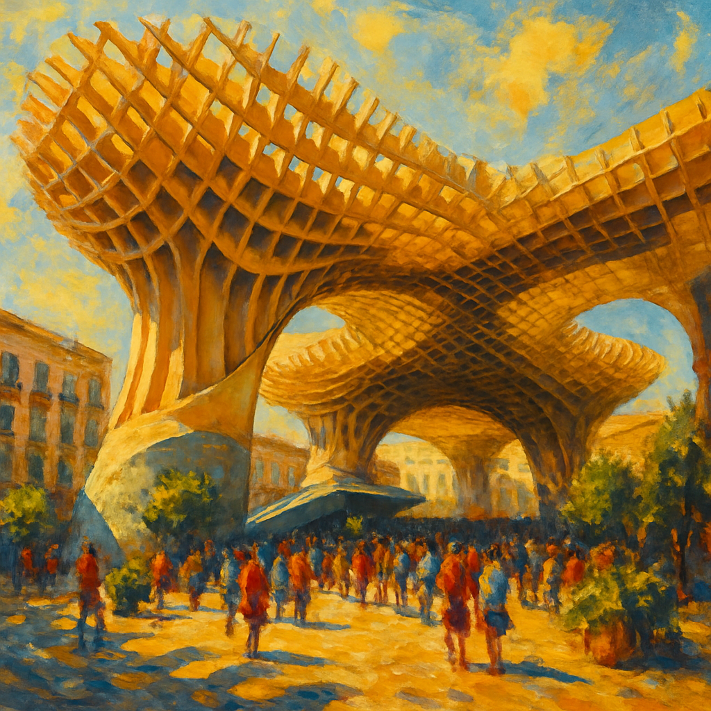 Metropol Parasol Seville Spain diamonded painting kits