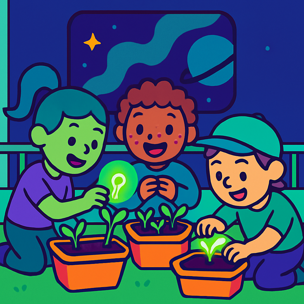 Galaxy Gardeners Painting by diamonds kit