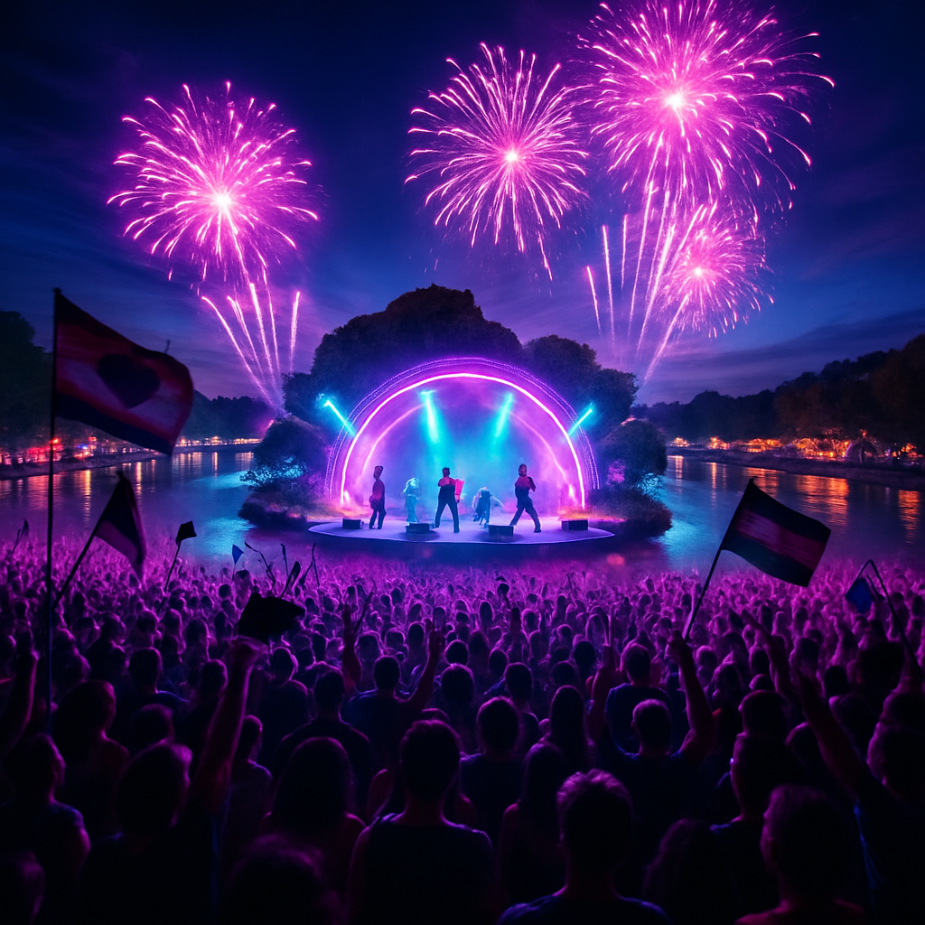 Sziget Music And Cultural Festival paint by diamonds