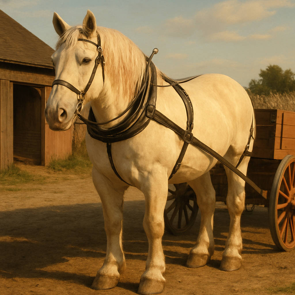 American Cream Draft Horse United States Paint by diamonds kits