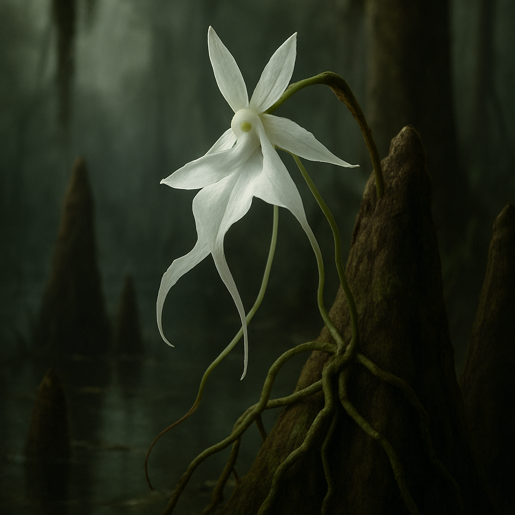 Ghost Orchid Dendrophylax Lindenii Paint by diamonds kits
